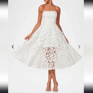 NWT Helsi White Florence Dress